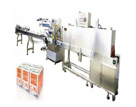 利樂雙道自動(dòng)供料收縮包裝線